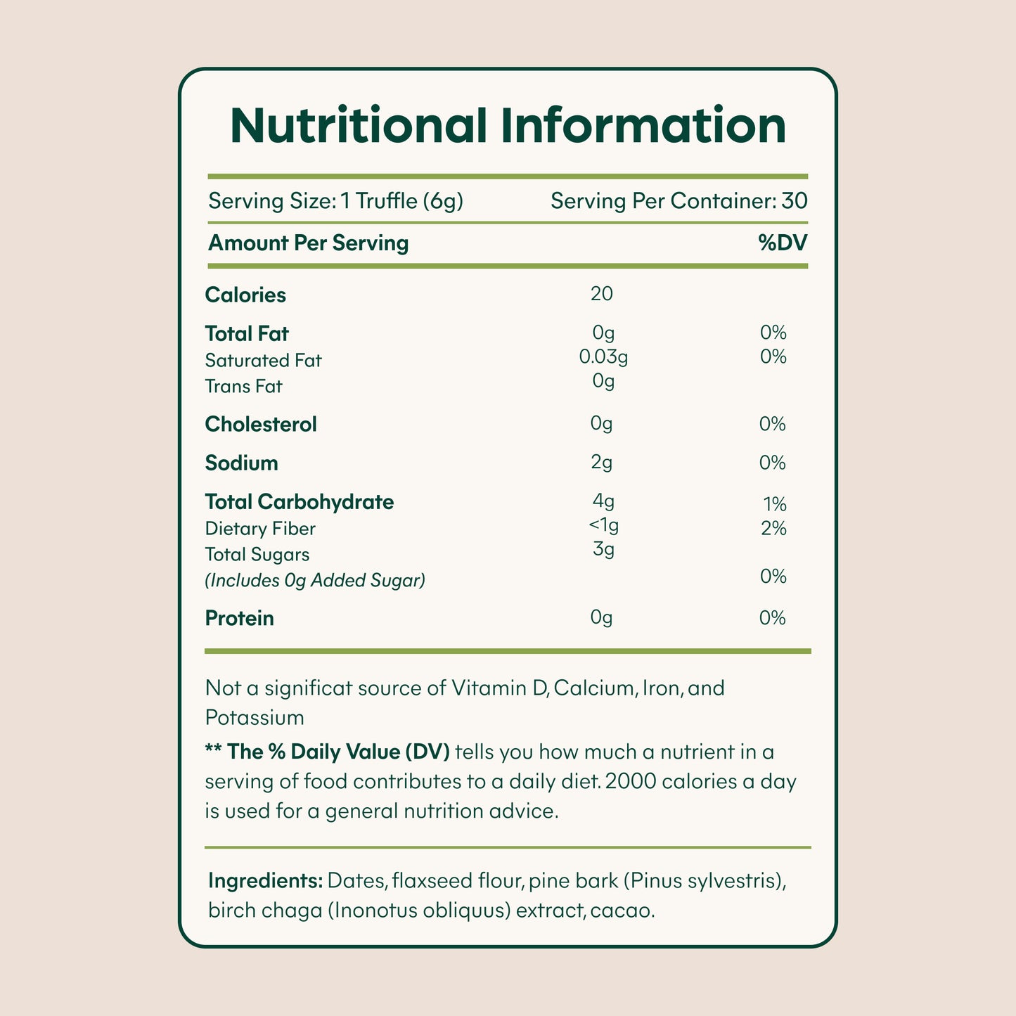 Birch Chaga Truffles