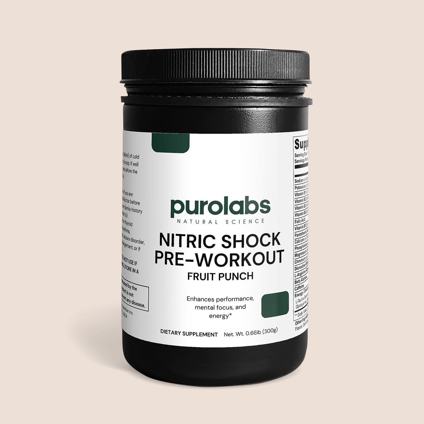 Nitric Shock Pre-Workout Powder (Fruit Punch)